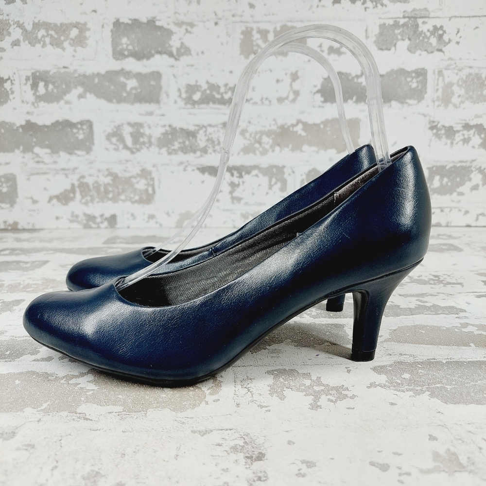 New Life Stride Parigi Black Vegan Classic Confortable Pumps M199